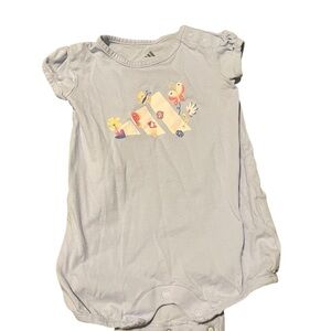 Adidas Infant Romper in Soft White